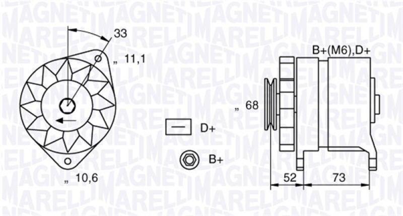 MAGNETI MARELLI Alternator