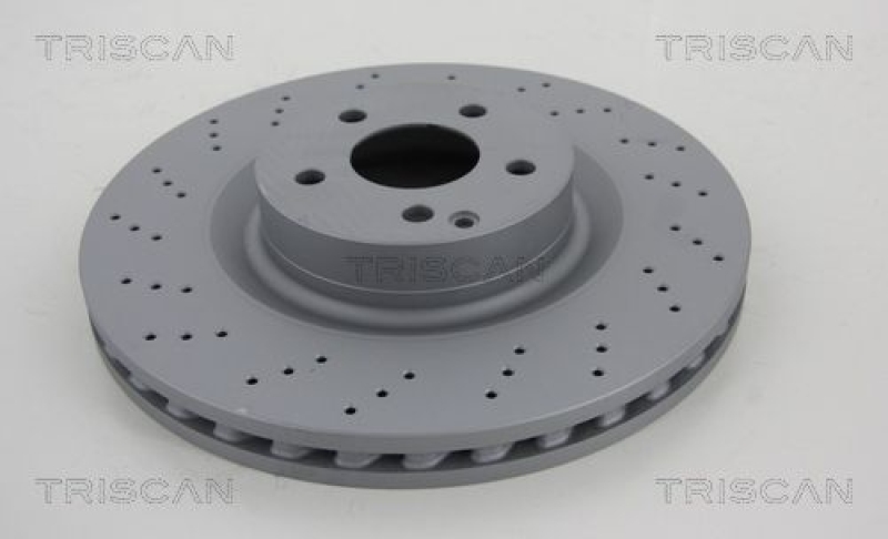 2x TRISCAN Brake Disc COATED