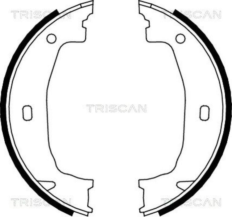 TRISCAN Bremsbackensatz