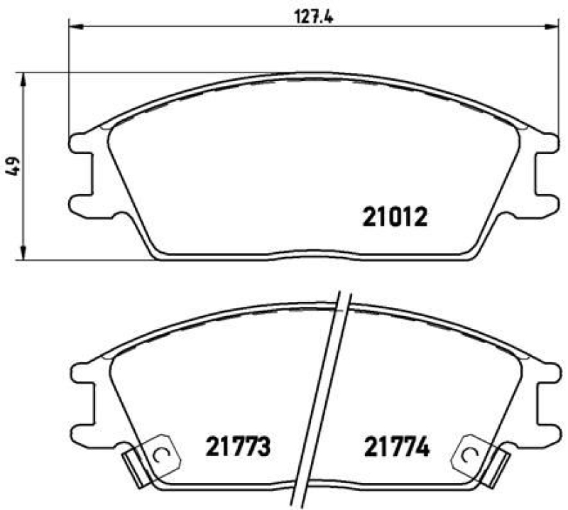 BREMBO Brake Pad Set, disc brake PRIME LINE