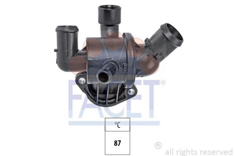 FACET Thermostat, coolant Made in Italy - OE Equivalent