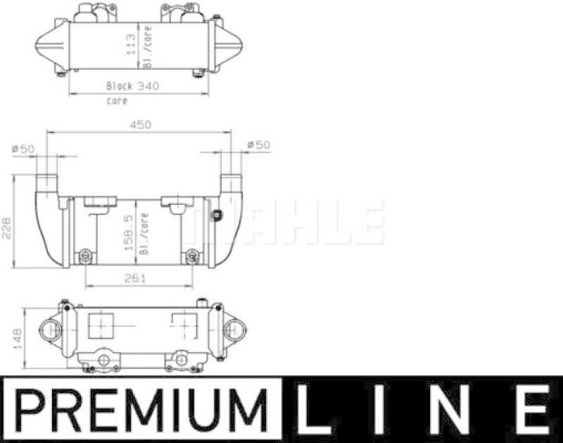 MAHLE Ölkühler, Retarder BEHR *** PREMIUM LINE ***