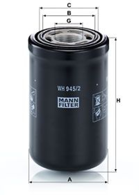 MANN-FILTER Filter, operating hydraulics