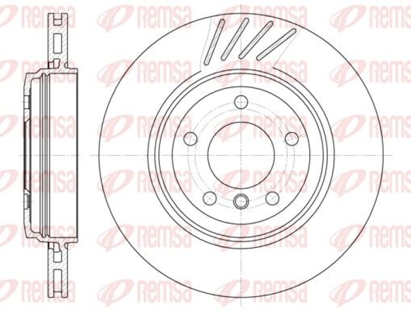 2x REMSA Brake Disc