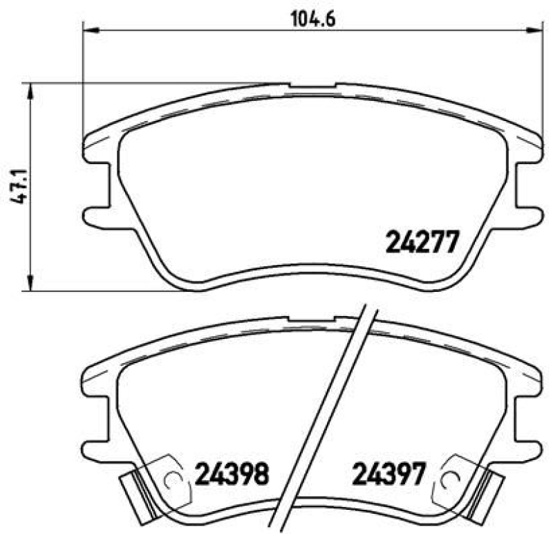 BREMBO BREMSSCHEIBEN + BREMBO BREMSBELÄGE