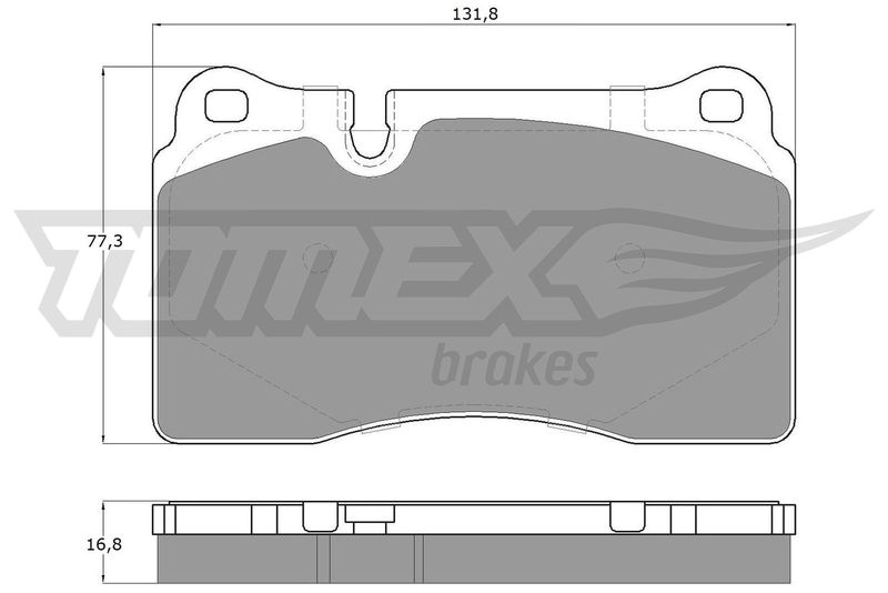 TOMEX Brakes Brake Pad Set, disc brake