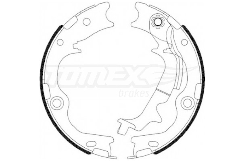 TOMEX Brakes Brake Shoe Set