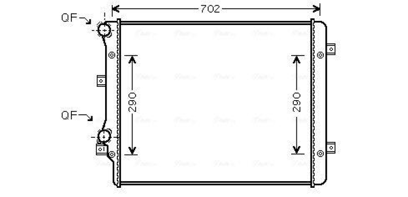 AVA QUALITY COOLING Kühler, Motorkühlung