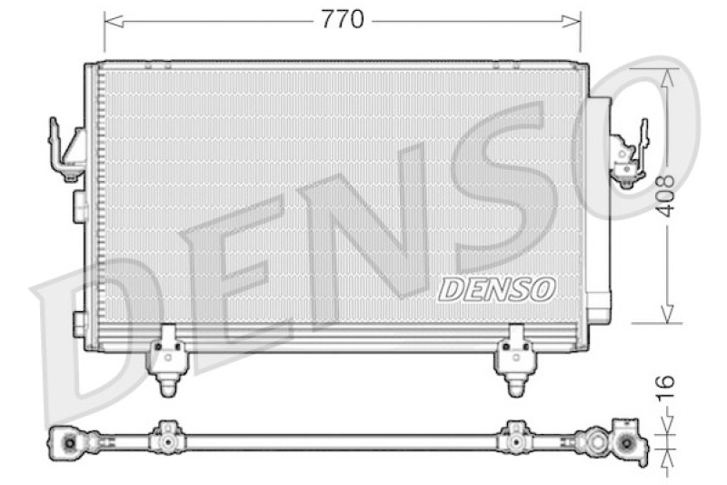 DENSO Condenser, air conditioning