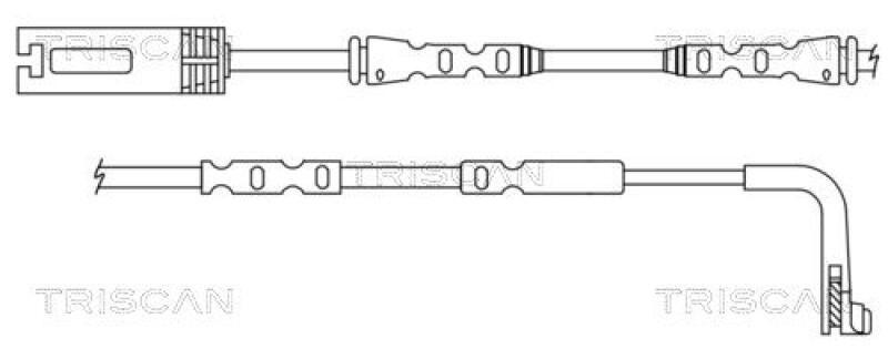 TRISCAN Warning Contact, brake pad wear