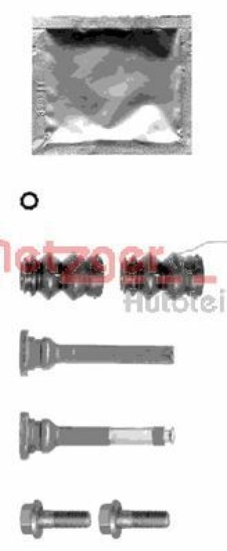 METZGER Guide Sleeve Kit, brake caliper GREENPARTS