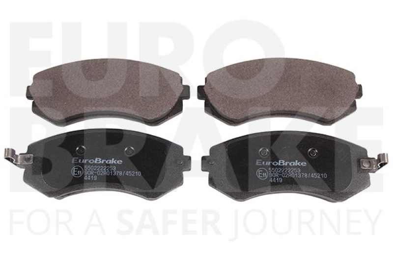 EUROBRAKE Brake Pad Set, disc brake