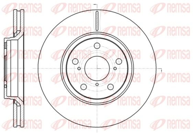 2x REMSA Brake Disc