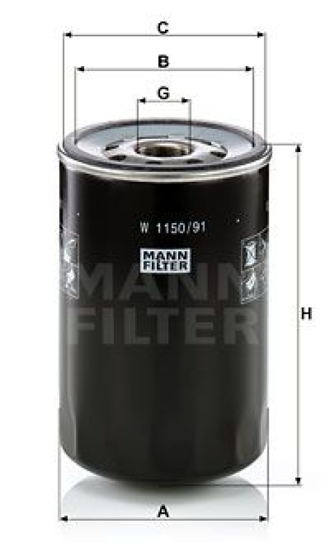 MANN-FILTER Filter, operating hydraulics