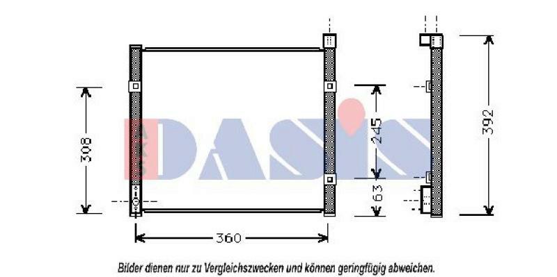 AKS DASIS Kondensator, Klimaanlage