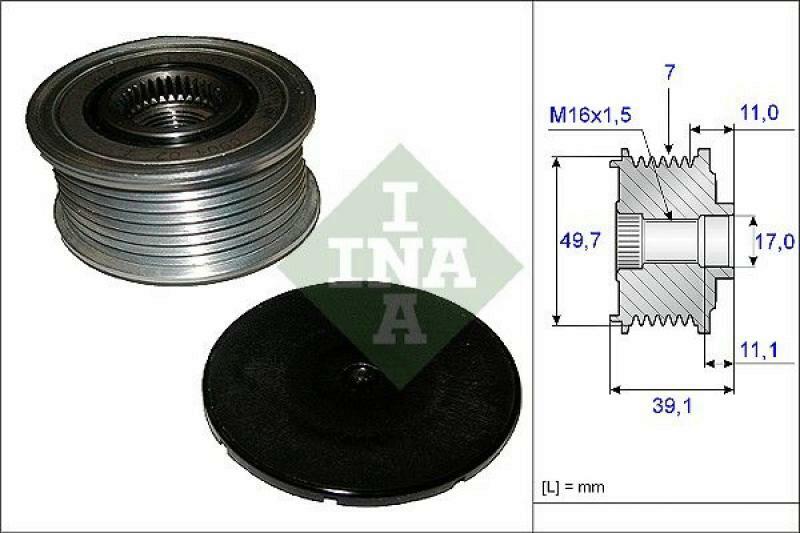 INA Alternator Freewheel Clutch