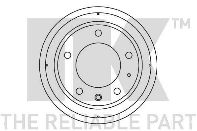 2x Brake Drum