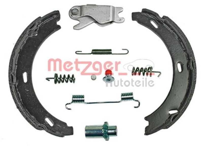 METZGER Brake Shoe Set, parking brake