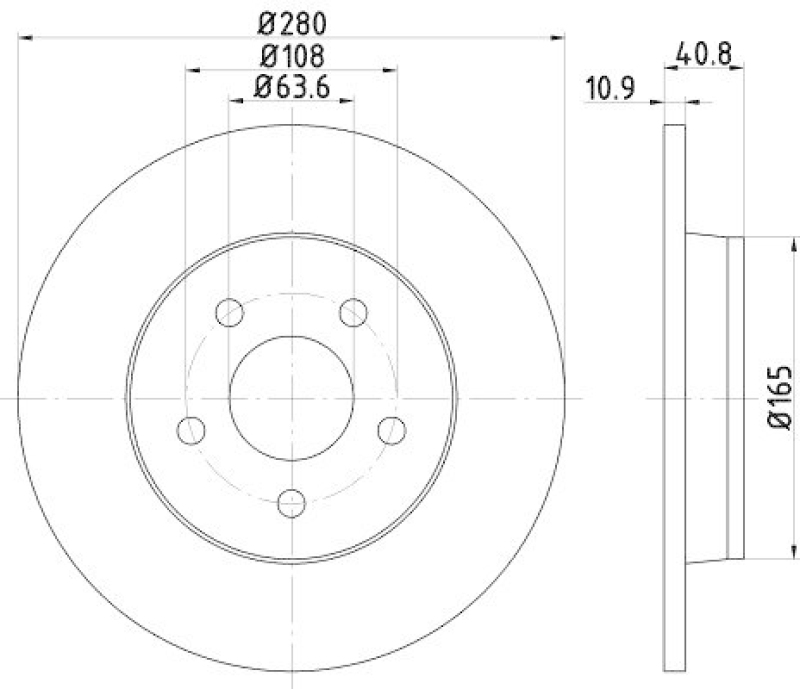 2x TEXTAR Bremsscheibe PRO