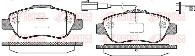 KAWE Brake Pad Set, disc brake