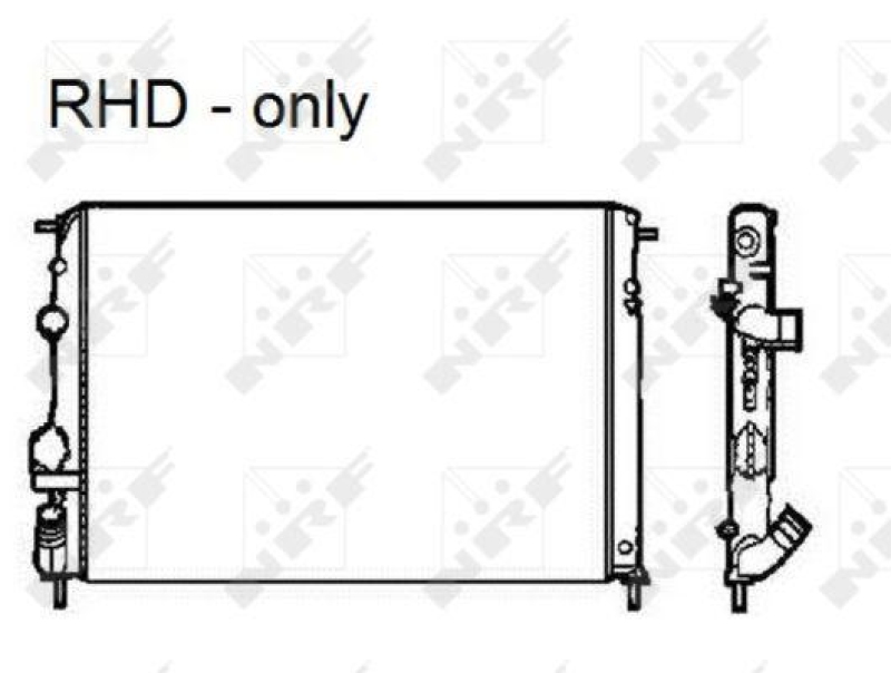 NRF Radiator, engine cooling