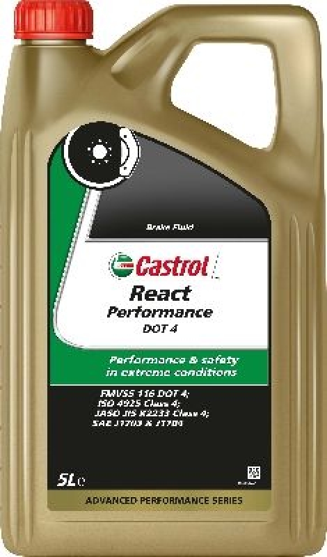 CASTROL Bremsflüssigkeit Castrol React Performance DOT 4