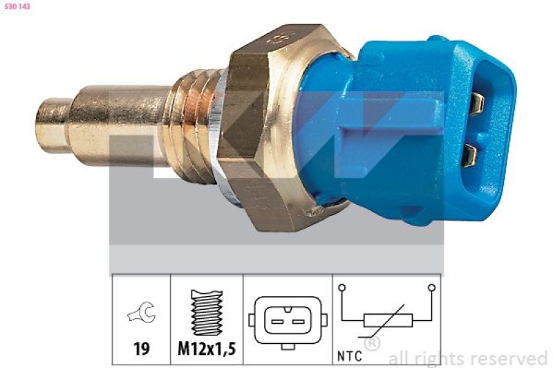 KW Sensor, Kühlmitteltemperatur Made in Italy - OE Equivalent