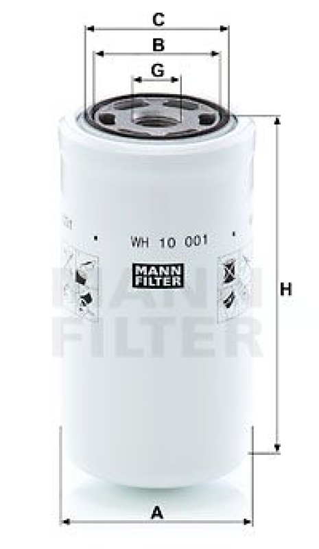 MANN-FILTER Hydraulic Filter, automatic transmission