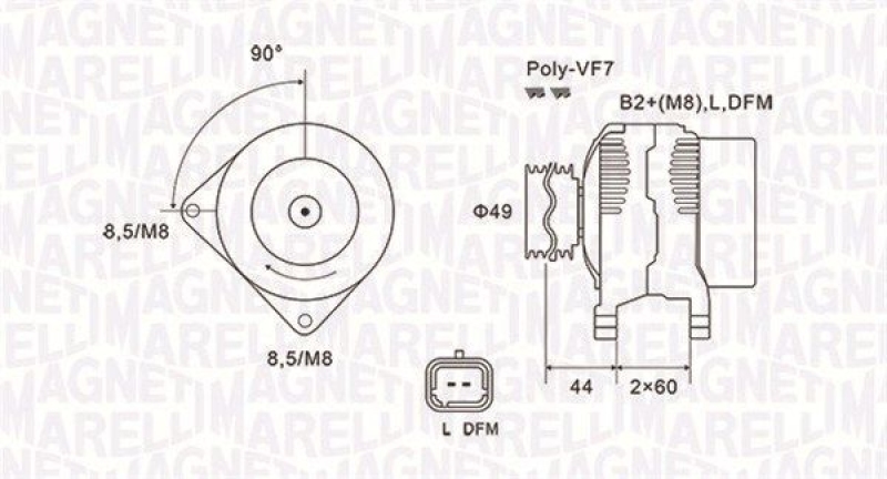 MAGNETI MARELLI Alternator