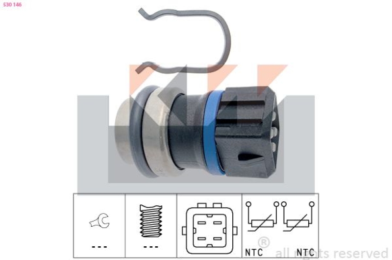 KW Sensor, Kühlmitteltemperatur Made in Italy - OE Equivalent