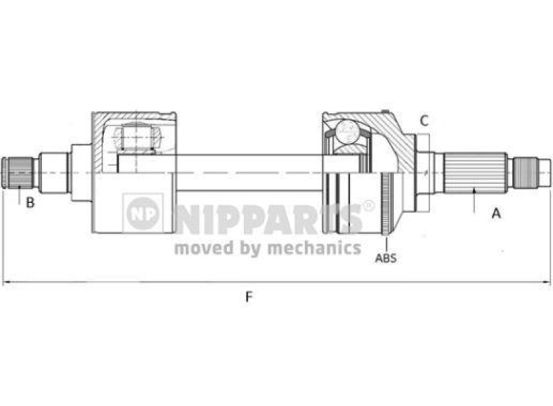 NIPPARTS Drive Shaft