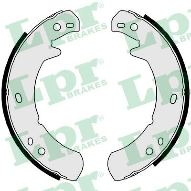 LPR Brake Shoe Set, parking brake