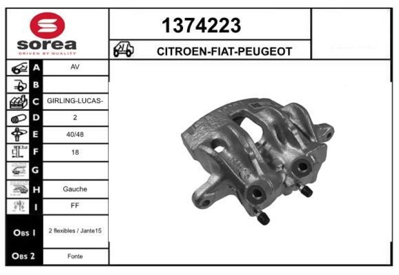 SNRA Brake Caliper