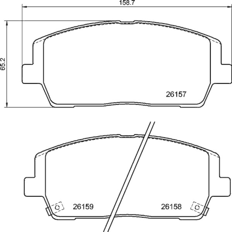 BREMBO Brake Pad Set, disc brake PRIME LINE