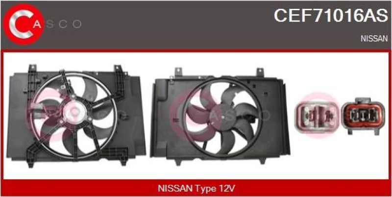 CASCO Electric Motor, radiator fan