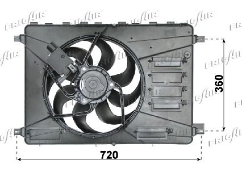 FRIGAIR Fan, engine cooling