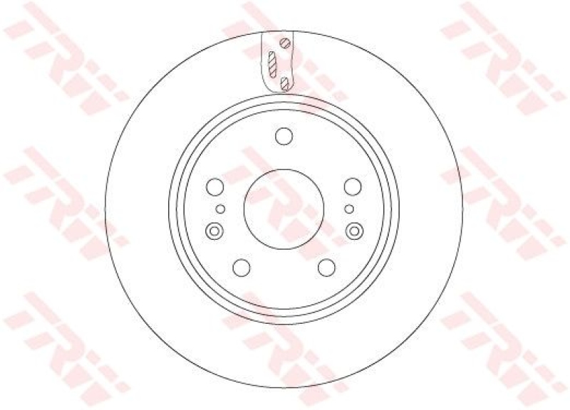 2x TRW Bremsscheibe