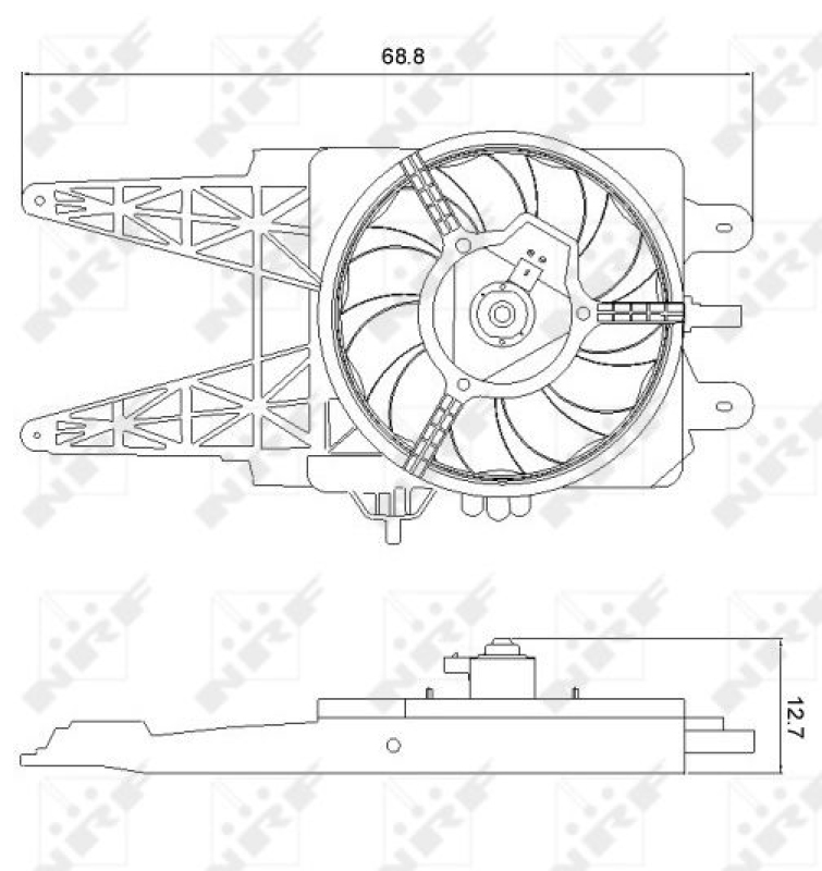 NRF Fan, engine cooling