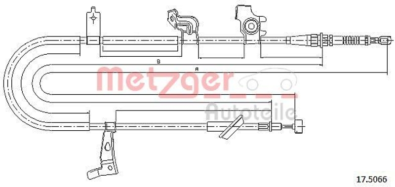 METZGER Seilzug, Feststellbremse