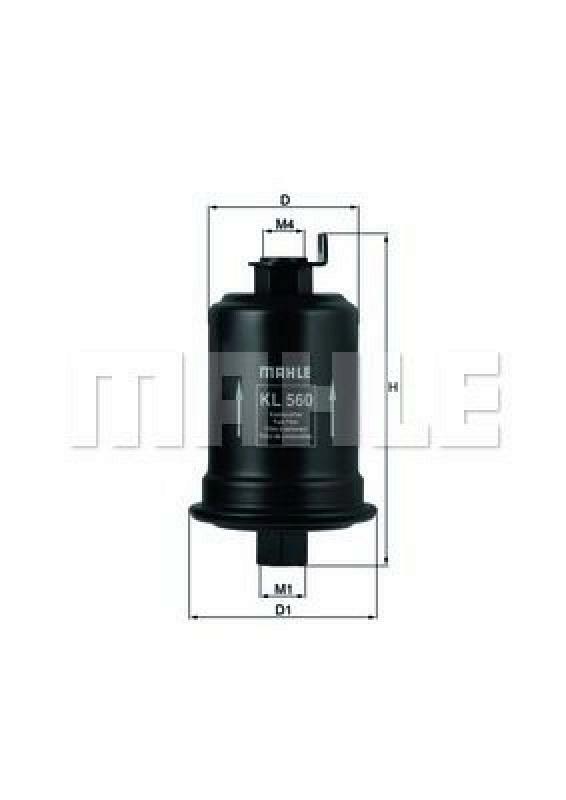 MAHLE ORIGINAL Fuel filter