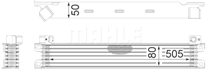 MAHLE Ölkühler, Motoröl BEHR