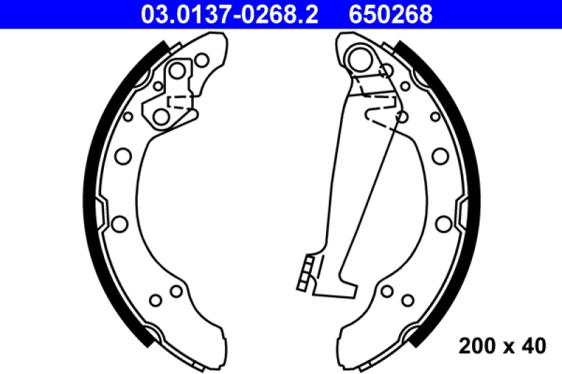 ATE Brake Shoe Set