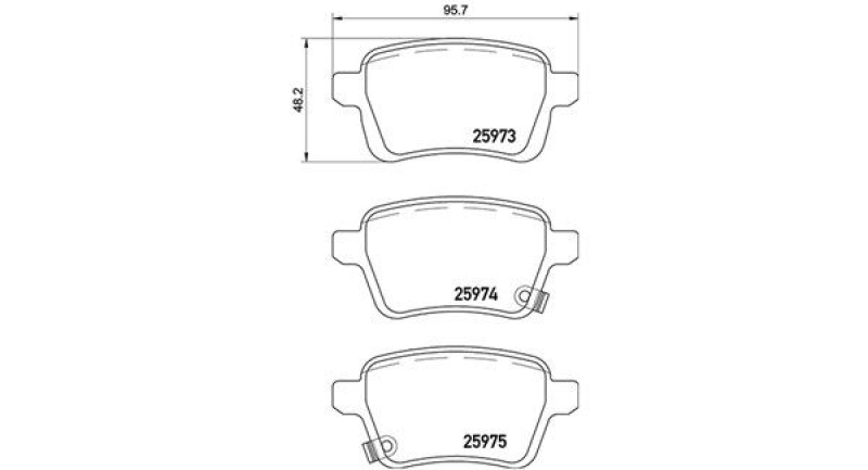 MAGNETI MARELLI Bremsbelagsatz, Scheibenbremse