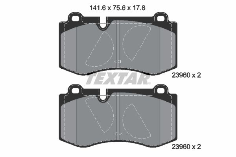 TEXTAR Brake Pad Set, disc brake epad