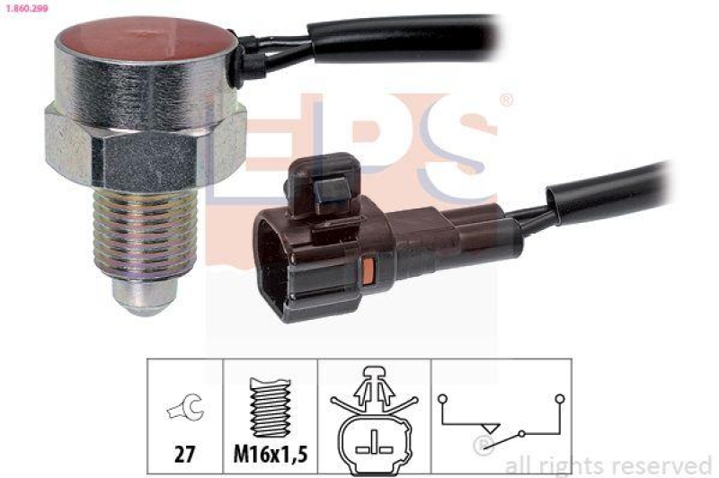 EPS Schalter, Rückfahrleuchte Made in Italy - OE Equivalent