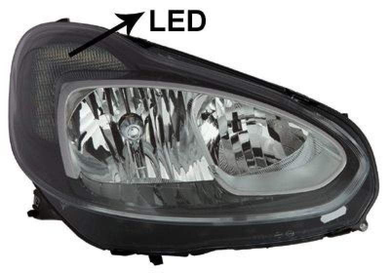 VAN WEZEL Headlight