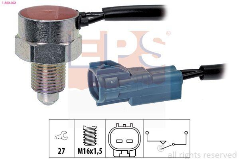 EPS Schalter, Rückfahrleuchte Made in Italy - OE Equivalent