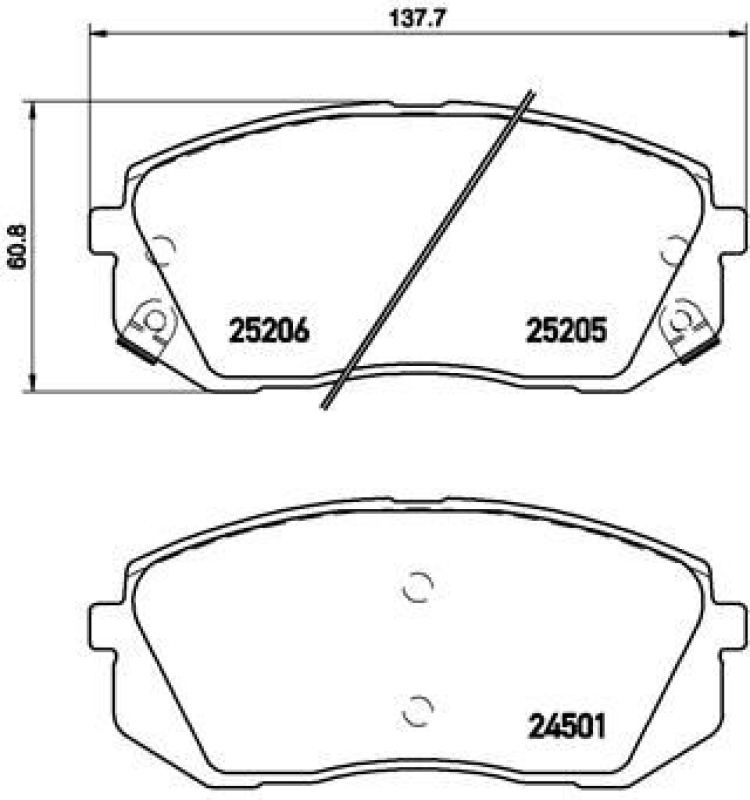 2x Brembo Bremscheibe Ø305mm + Beläge vorne passend für KIA SPORTAGE 4 1.6 GDI