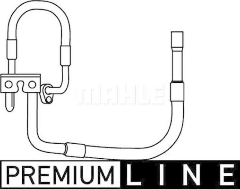 MAHLE High-/Low Pressure Line, air conditioning PREMIUM LINE