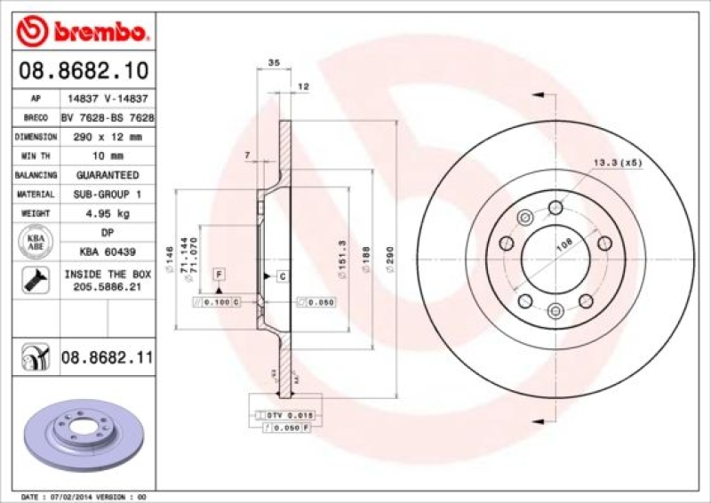 BREMBO BREMSSCHEIBEN + BREMBO BREMSBELÄGE